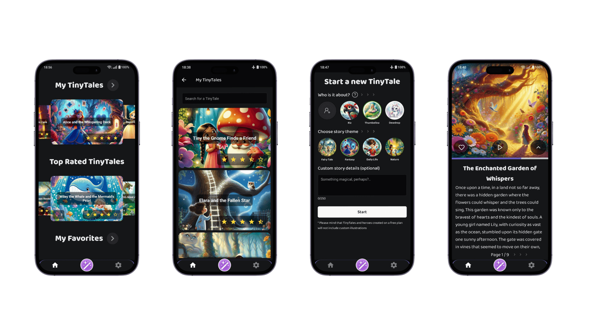 AI bedtime stories for kids mobile app (React Native & Supabase)